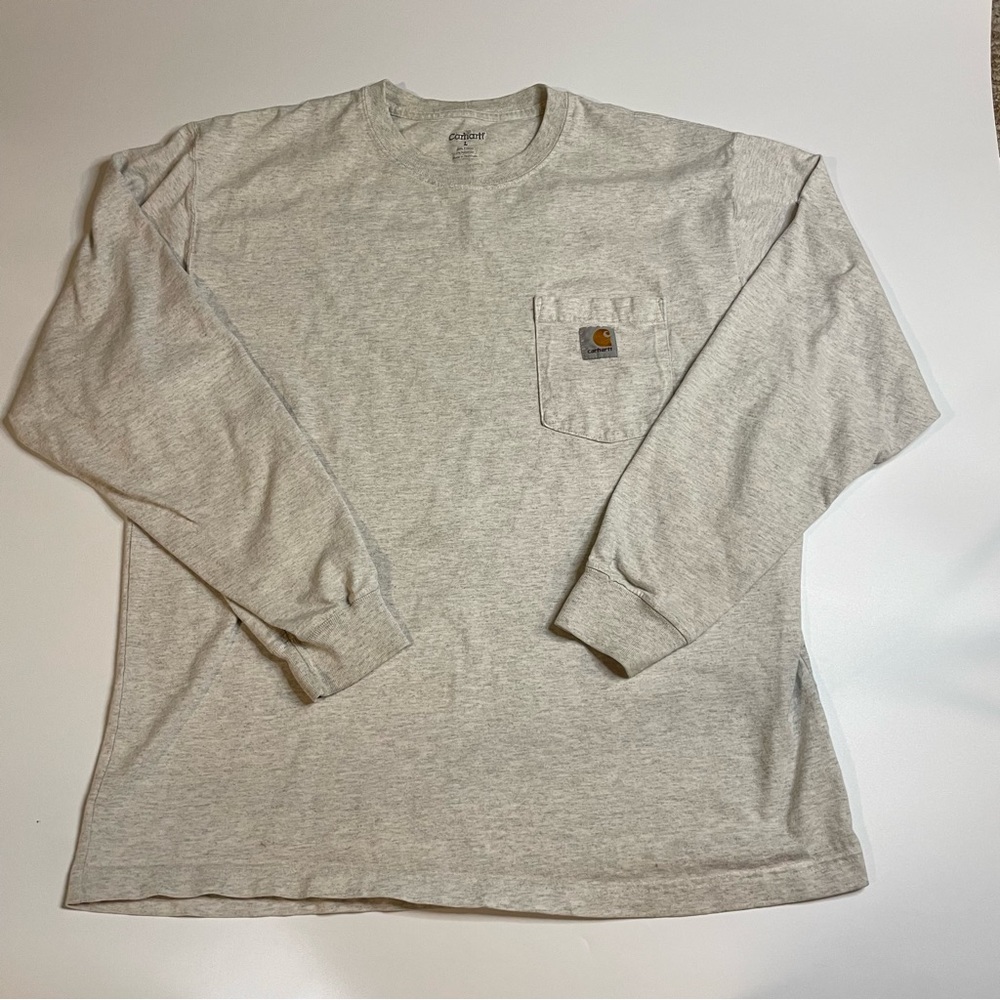 CARHARTT Original Fit long  sleeve cotton tee size Large